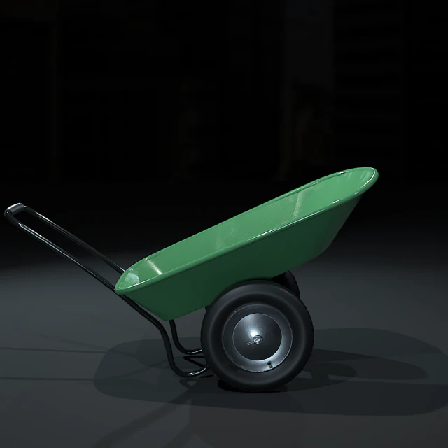 정원수레 3D 모델 .c4d .max .obj .3ds .fbx .stl .blend 