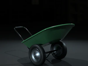 정원수레 3D 모델