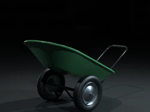 정원수레 3D 모델