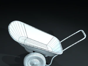 정원수레 3D 모델