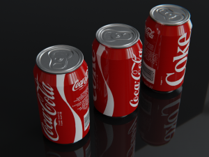 cocacola can Model 3D