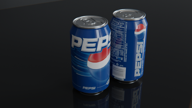 pepsi colddrink can 3D Model .c4d .max .obj .3ds .fbx .stl .blend 