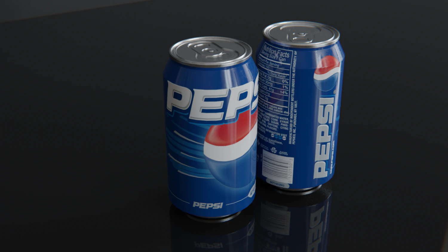pepsi colddrink can 3D Model .c4d .max .obj .3ds .fbx .stl .blend 