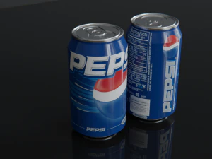 ペプシコールドドリンク缶 3Dモデル