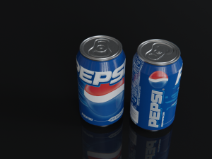 pepsi colddrink can 3D Model