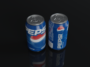 pepsi colddrink can 3D Model