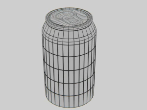 pepsi colddrink can 3D Model