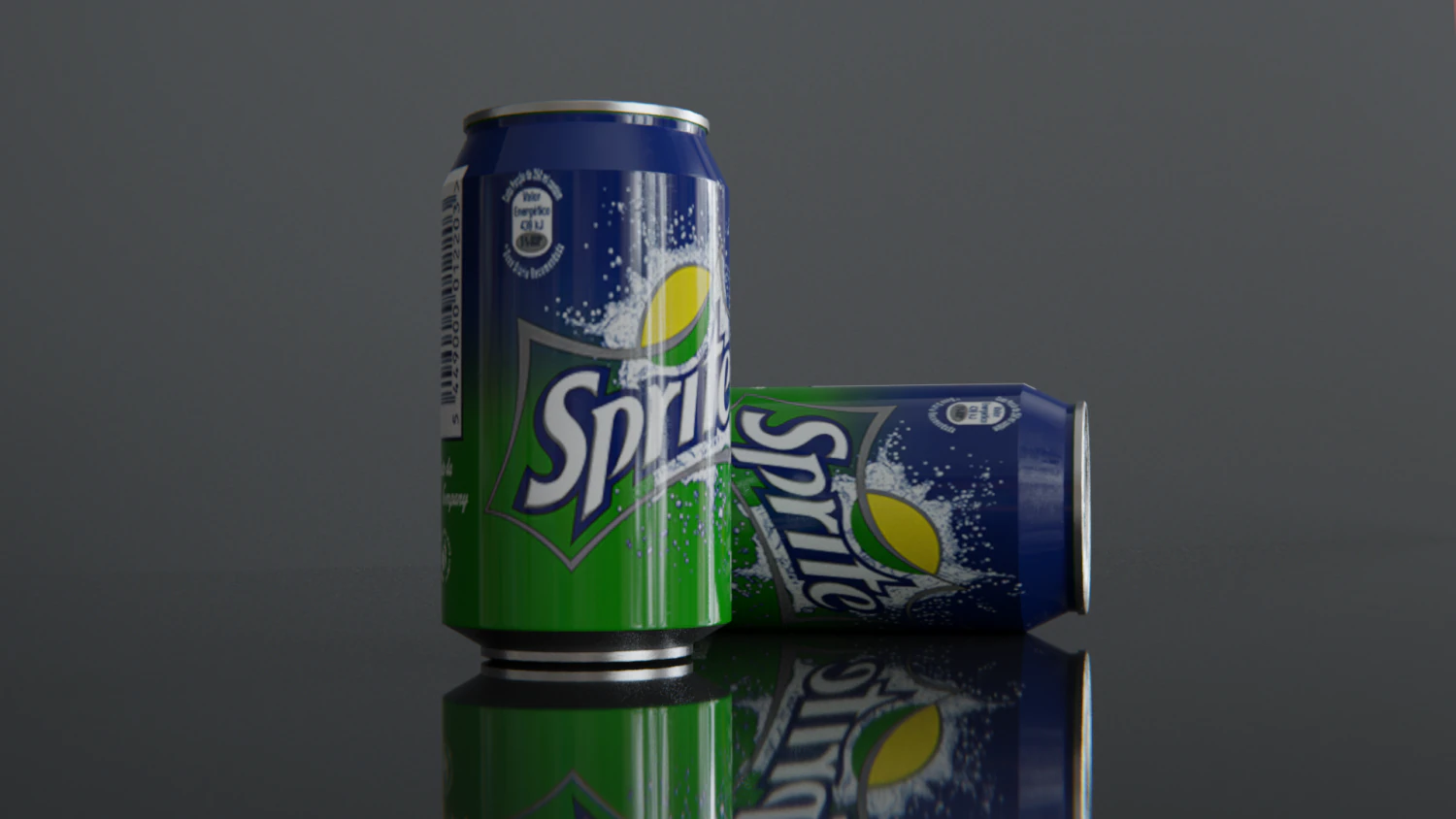 sprite colddrink can 3D Model .c4d .max .obj .3ds .fbx .stl .blend 