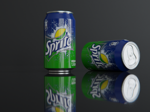 sprite colddrink can 3D Model