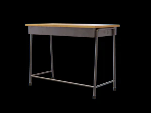 desk-wooden 3D Model