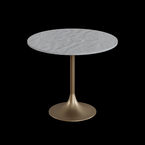 leilani tulip dining table marble top white Model 3D .c4d .max .obj .3ds .fbx .stl .blend 