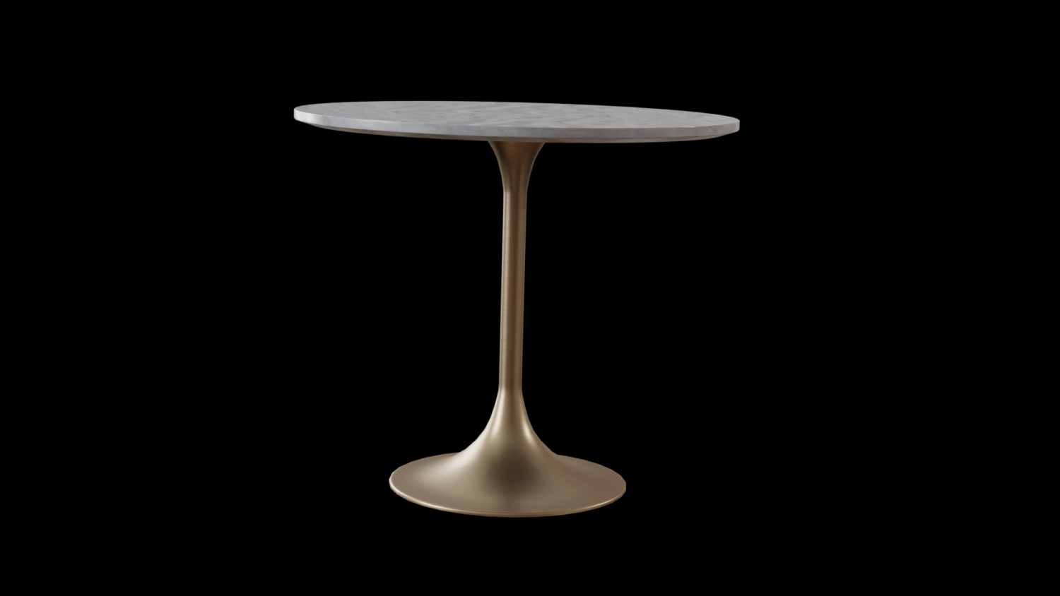 Marble top leilani sale tulip dining table