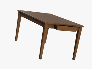 vance dining table walnut wood Model 3D