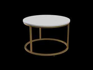 round milan coffee table 3D 모델