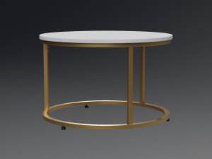 round milan coffee table 3D Model