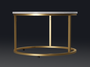 round milan coffee table 3D Model
