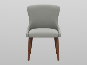 zarah dining chair natural upholstered 3Dモデル
