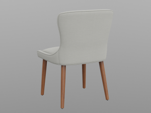 zarah dining chair natural upholstered 3Dモデル