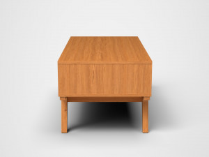 abril coffee table pine 3D Модель