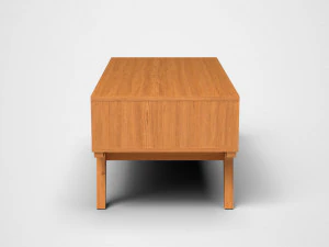 abril coffee table pine 3D Model