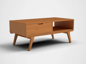 abril coffee table pine 3D Model