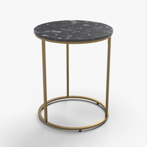 milan accent table white marble 3D Model .c4d .max .obj .3ds .fbx .stl .blend 