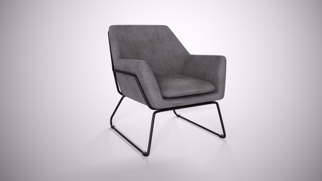 denice arm chair 3D-Modell .c4d .max .obj .3ds .fbx .stl .blend 