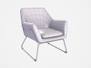 denice arm chair 3D-Modell