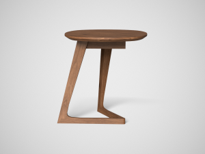 mullaney c table walnut finish Modelo 3D