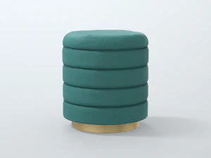 pouf rotondo barcellona Modello 3D