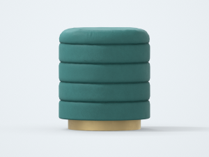 barcelona round ottoman Modèle 3D
