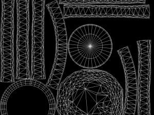 barcelona round ottoman Modèle 3D