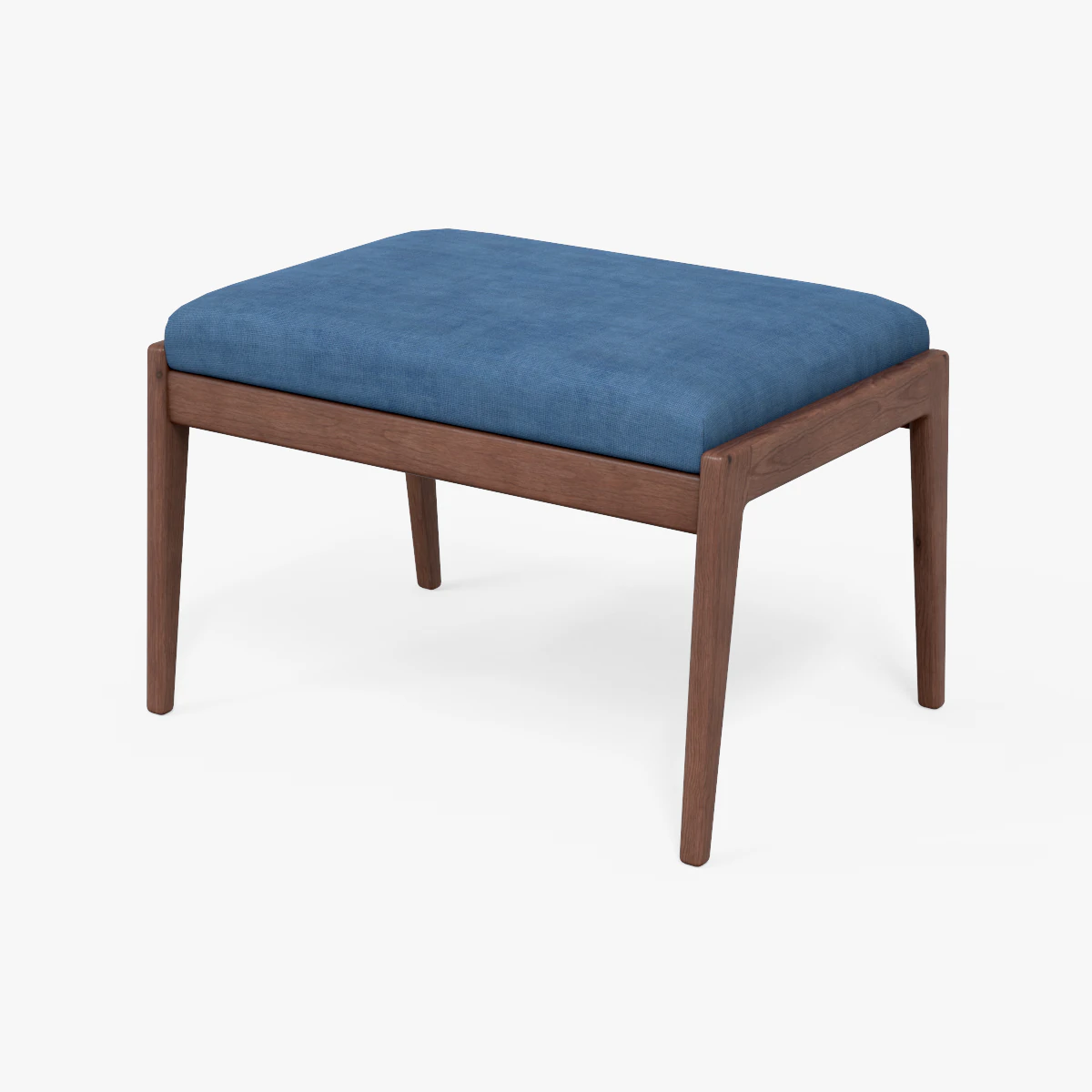 chayne rectangle standard ottoman azure blue 3D Model .c4d .max .obj .3ds .fbx .stl .blend 