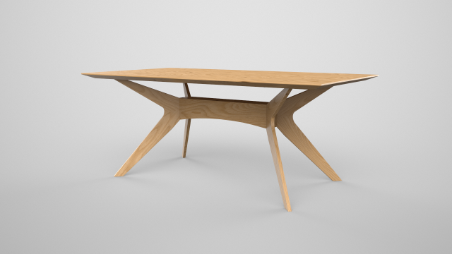 estrella dining table 3D Model .c4d .max .obj .3ds .fbx .stl .blend