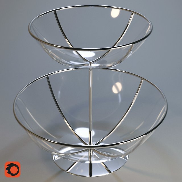 fruit boil two tier 3D Модель .c4d .max .obj .3ds .fbx .stl .blend