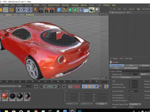 cars collection 5 cars low polly high quality low-poly 3D Model