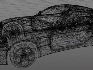 cars collection 5 cars low polly high quality low-poly 3D Model