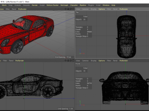 cars collection 5 cars low polly high quality low-poly Modèle 3D
