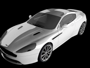 cars collection 5 cars low polly high quality low-poly 3D Model