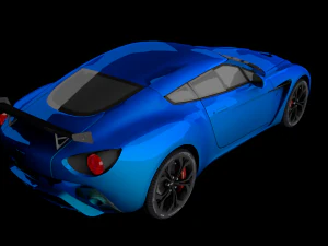 cars collection 5 cars low polly high quality low-poly 3D Model