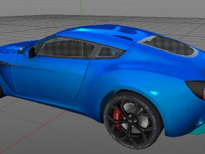 cars collection 5 cars low polly high quality low-poly 3D Model