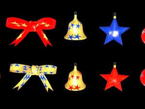 christmas models packs ready for game environments Modello 3D