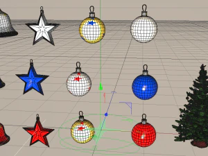 christmas models packs ready for game environments 3D Model