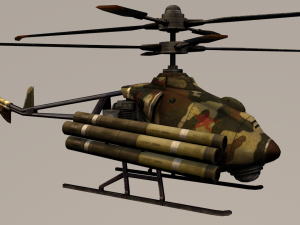 helicopters 32 heli collections low poly ready for games 3D 모델