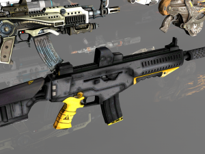 sci fi assault mega pack 3Dモデル