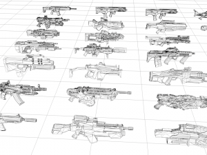 sci fi assault mega pack 3Dモデル