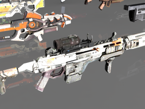 sci fi assault mega pack 3Dモデル