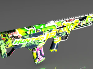 mega pacote de assalto de fic&ccedil;&atilde;o cient&iacute;fica Modelo 3D