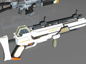 mega pacote de assalto de fic&ccedil;&atilde;o cient&iacute;fica Modelo 3D