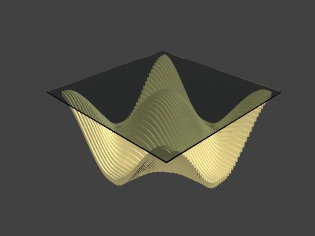caffe table parametric furniture 3D Model .c4d .max .obj .3ds .fbx .stl .blend 